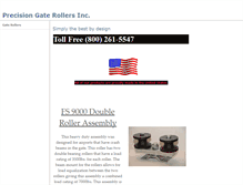 Tablet Screenshot of precisiongaterollers.com